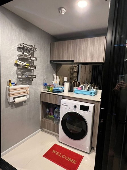 รูป ให้เช่า คอนโด 2 ห้องนอน 2น้ำ คอนโด The Origin พหลฯ-สะพานใหม่  ชั้น 8 มีเครื่องซักผ้า ของครบ เพียง 20,000 บาท - รูปที่ 8/13