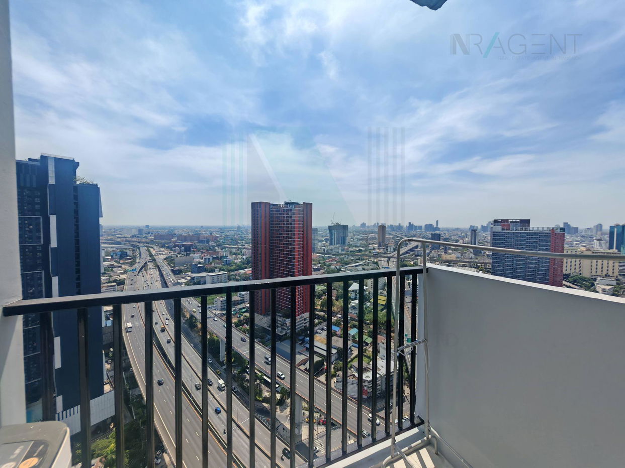 รูป 🎉 ให้เช่าคอนโด เดอะ เบส พระราม 9 - รามคำแหง อาคาร 1 ชั้น 33 1 ห้องนอน ขนาด 32 ตรม ใกล้ เดอะมอลล์รามคำแหง - รูปที่ 7/8