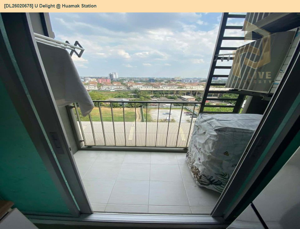 รูป DL26020675 ขายคอนโด ยู ดีไลท์ แอท หัวหมาก สเตชั่น (U Delight @ Huamak Station) ใกล้ ARL หัวหมาก พร้อมเข้าอยู่ โทรด่วน 0614453194 LineID @162cjixi - รูปที่ 8/11