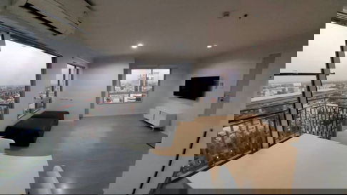 ให้เช่าห้องแต่งพร้อม เฟอร์ครบ ห้องใหญ่ วิวดี ราคาถูก ใกล้ ARL และ MRT สถานีหัวหมาก