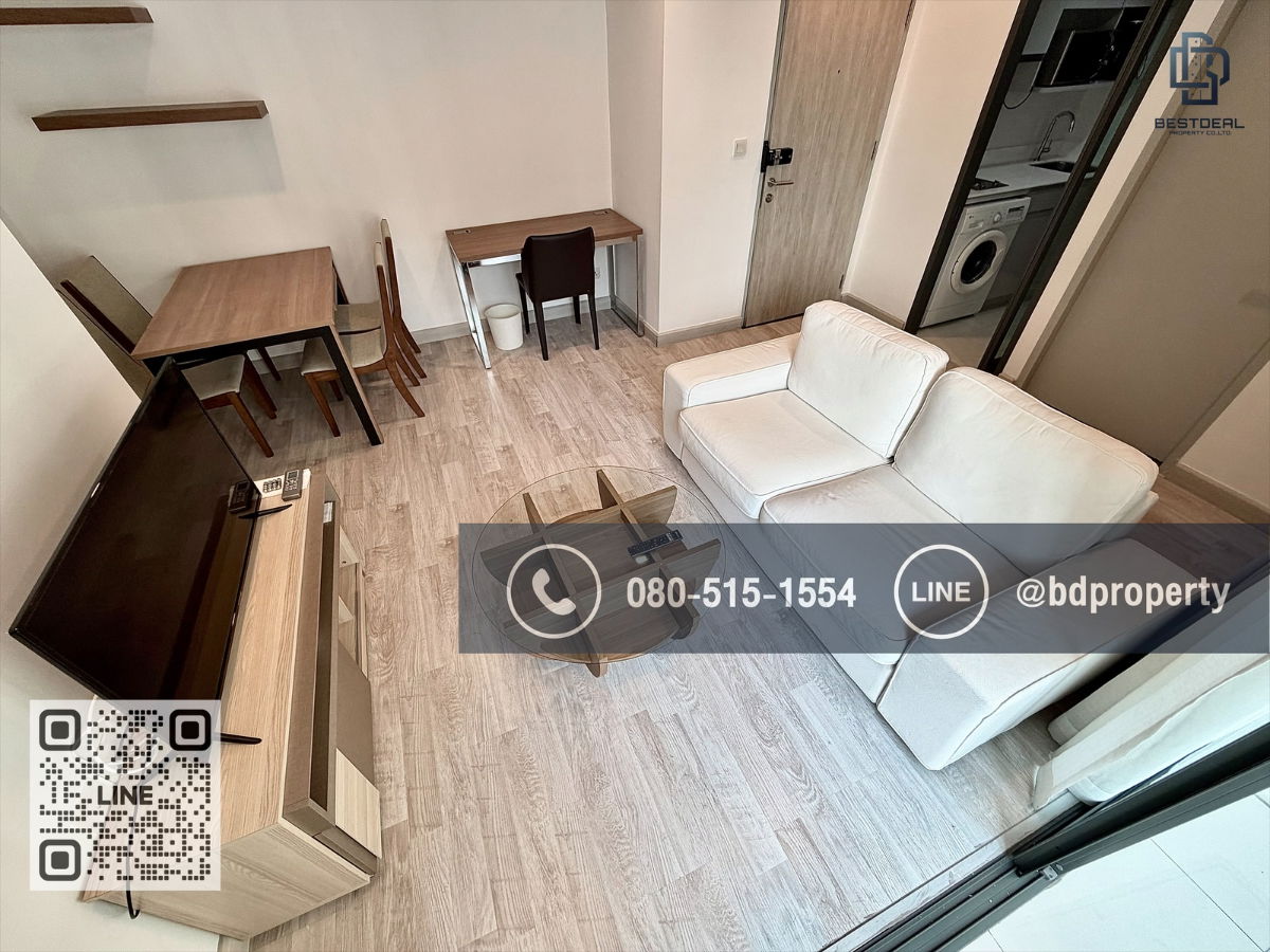 รูป Bestdeal ขายด่วน 2 ห้องนอนขนาด 46 sqm.ขายเพียง 6.29 ล้านเท่านั้น ตกแต่งสวย เฟอร์ครบ ใกล้MRT และ เซ็นทรัลพระราม 9 เพียง 80 ม. - รูปที่ 7/13