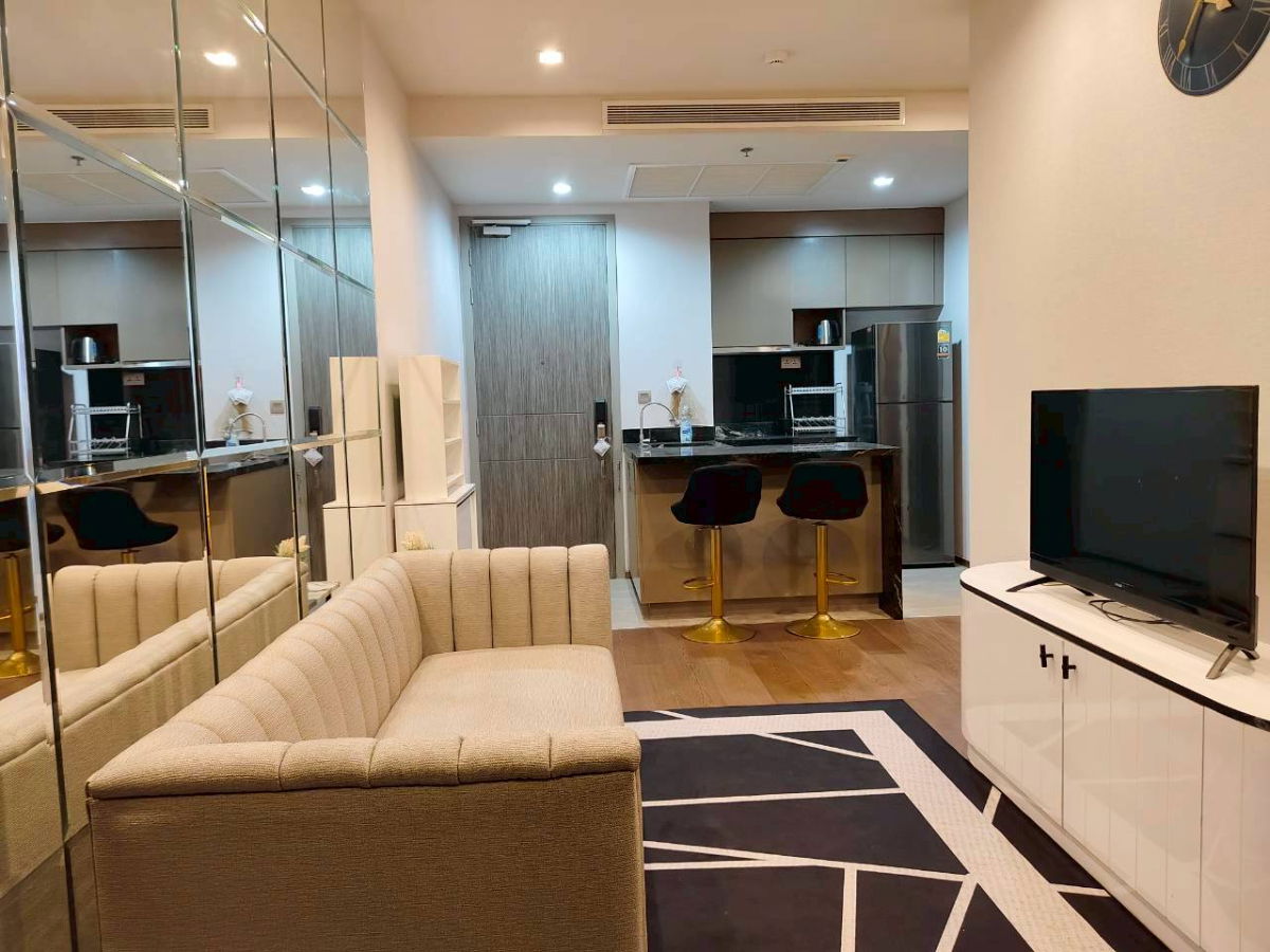 รูป ให้เช่า Ideo q victory ห้องขนาด 2 ห้องนอน 1 ห้องน้ำ ตกแต่งสวย พร้อมเข้าอยู่ ใกล้ BTS อนุสาวรีย์ สนใจแอดไลน์ spoywink - รูปที่ 2/11