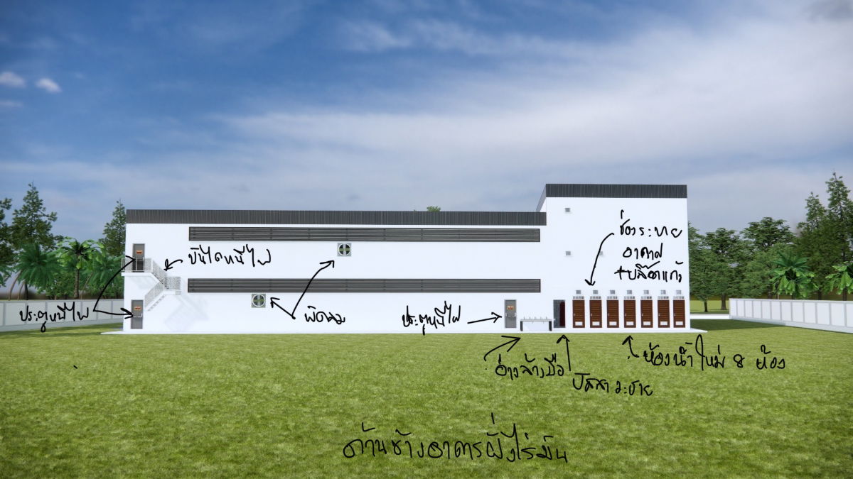 รูป ขายโกดังพร้อมสำนักงาน เพิ่งสร้างเสร็จ ศรีราชา ชลบุรี เนื้อที่ 2 ไร่ 4 ตร.ว. ใกล้นิคมปิ่นทอง 2 กม - รูปที่ 13/17