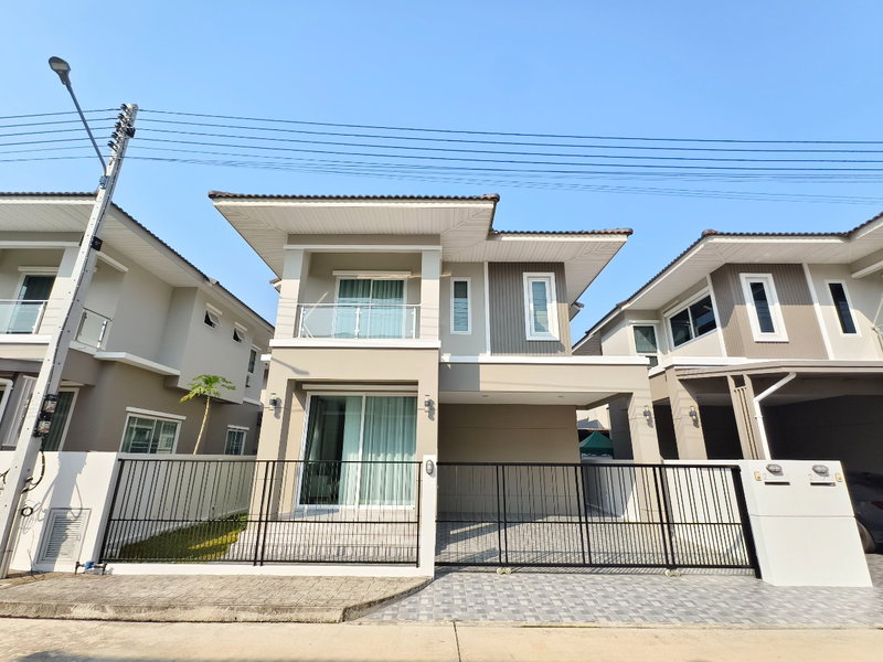 ขายบ้านแฝด : บ้านใหม่ ตกแต่งเฟอร์นิเจอร์ พร้อมเข้าอยู่ 3.89 ล้านบาท ต้นเปา สันกำแพง จ.เชียงใหม่