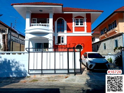 Houses for sale Tesco Lotus Srinakarindra : Two-story detached house for sale in Supawal Village, Namdaeng-Theparak 66. Ready to move in.