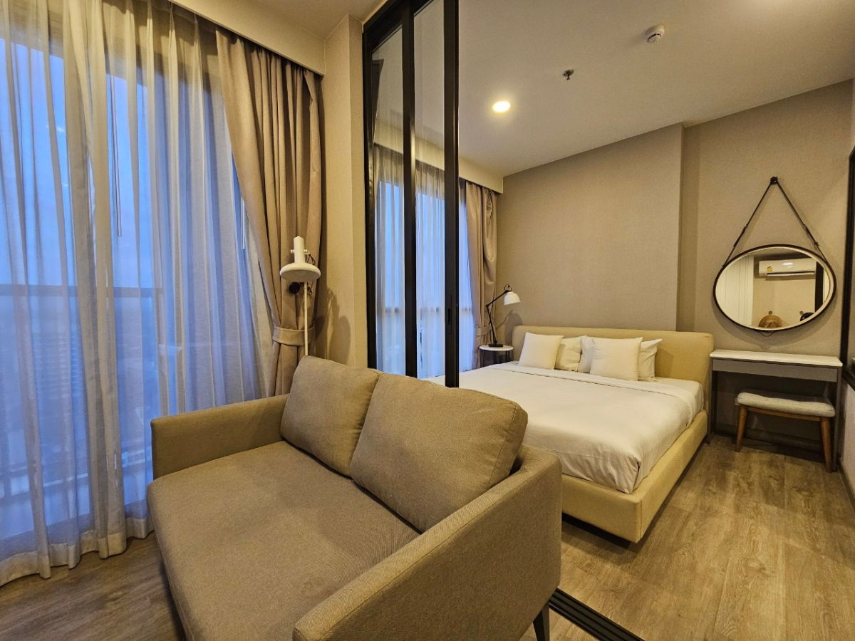 รูป 🏞️  คีน ศรีราชา พื้นที่ 35 ตร.ม. 1 นอน 1 น้ำ ชั้น 17 เฟอร์ฯครบ พร้อมเข้าอยู่ เพียง 16,000 บาท/เดือน (A392)   . - รูปที่ 3/7