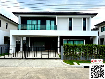Houses for rent Song Prapha Road : For rent: Detached house, Centro Vibhavadi, 85 sq.wa, beautifully decorated, ready to move in, near Don Mueang BTS station.