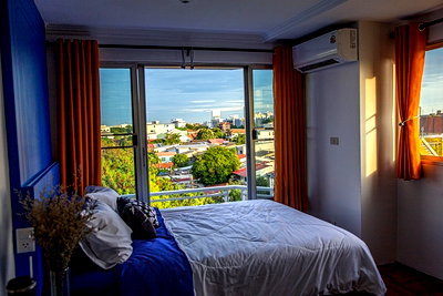 คอนโด เดอะไนน์ พระราม 9 : PREMIER PLACE CONDO Rama9 ห้องหัวมุมรีโนเวทใหม่ คอนโดทำเลดี 