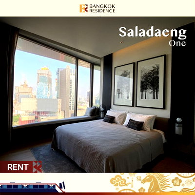 คอนโดให้เช่า :  Rare Park View Residence in Saladaeng 🌷 Spacious & Elegant ⭐ 
