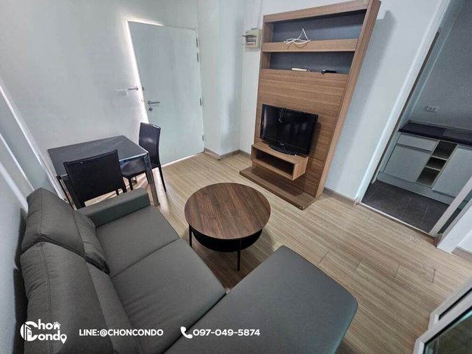 The Idol ชั้น4 ตึกD บางแสน ---------2 เตียงนอน----------Tel 097-049-5874 (Line: @choncondo มี@ด้วย)