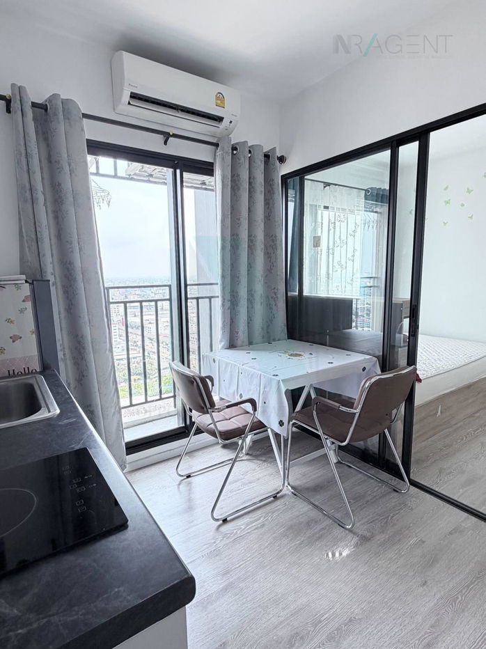 รูป 📌 ให้เช่าคอนโด เคนซิงตัน สุขุมวิท-เทพารักษ์ อาคาร 1 ชั้น 26 1 ห้องนอน ขนาด 21 ตรม ใกล้ Plam Island - รูปที่ 4/8