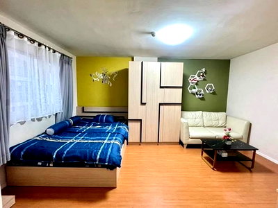 Condos for rent Rangsit University : 🔥 NTC Home for Rent: Lumpini Township Rangsit-Khlong 1, near Future Park Rangsit, Building B3, 7th Floor (5,000 THB/month) 22 sq m. Fully Furnished.