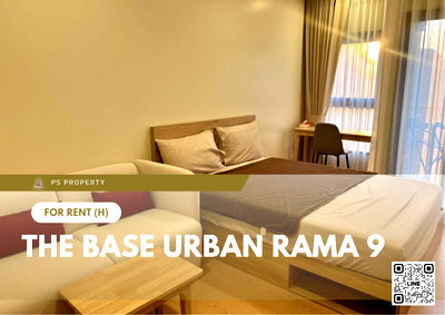 Condos for rent : For Rent ✨ The Base Urban Rama 9 ✨ Fully furnished with appliances. Near MRT Rama 9.