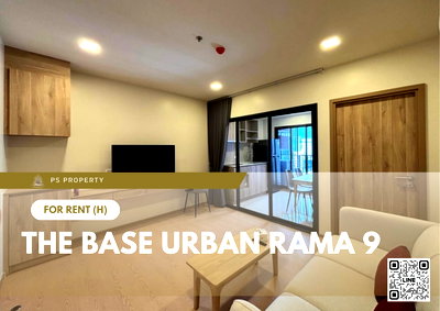 Condos for rent : For rent 📍 The Base Urban Rama 9 📍 Fully furnished with appliances. Near MRT Rama 9.