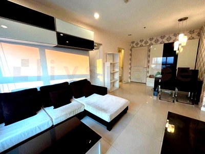 คอนโดให้เช่า : ▚ LG183ツ ให้เช่า: Q. House Sathorn 2BR 65ตรม. 25K🏙️✨ ติด BTS กรุงธนบุรี 0 เมตร! ห้องสวยชั้นสูง ราคาดีมาก ทำเลดีสุดๆ แต่งครบพร้อมอยู่!