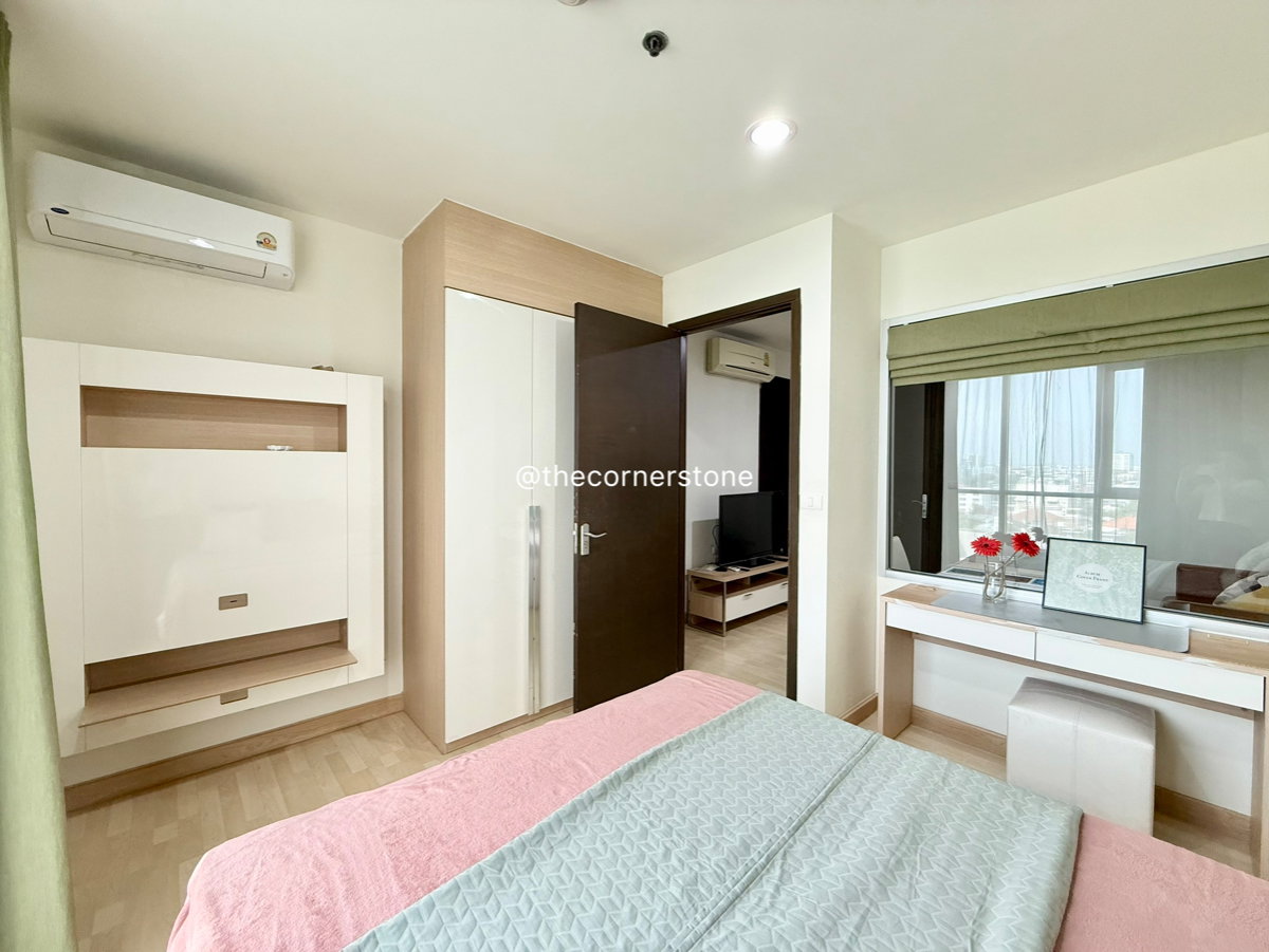 รูป ห้องสวยๆ พร้อมให้เช่า🌿"𝐑𝐡𝐲𝐭𝐡𝐦 𝐑𝐚𝐭𝐜𝐡𝐚𝐝𝐚"🌿 ขนาด 35 ตร.ม., ติด MRT-รัชดา  [ 260123 ] - รูปที่ 3/9