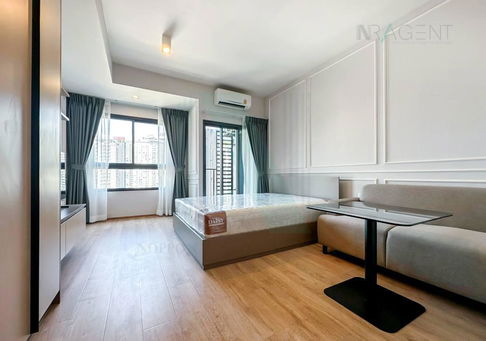 ให้เช่าคอนโด ไอดีโอ พระราม 9 - อโศก อาคาร 1 ชั้น 22 สตูดิโอ ขนาด 27 ตรม ใกล้ MRT พระราม 9