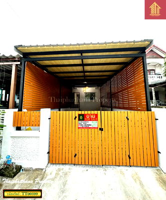 ทาวน์โฮม นิคมบางพลี : หมู่บ้านวโรชา 5 บางเพรียง ใกล้นิคมอุตสาหกรรมบางพลี ทาวน์เฮ้าส์รีโนเวทใหม่