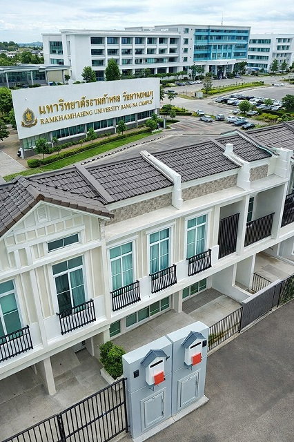รูป ทาวน์โฮม 2 ชั้นให้เช่า 3 นอน ม.รามคำแหง วิทยาเขตบางนา อินดี้2 บางนา-รามคำแหง2 3 น้ำ ใกล้ เมกาบางนา 2 กม. .พร้อมเฟอร์ฯครบ - รูปที่ 1/8