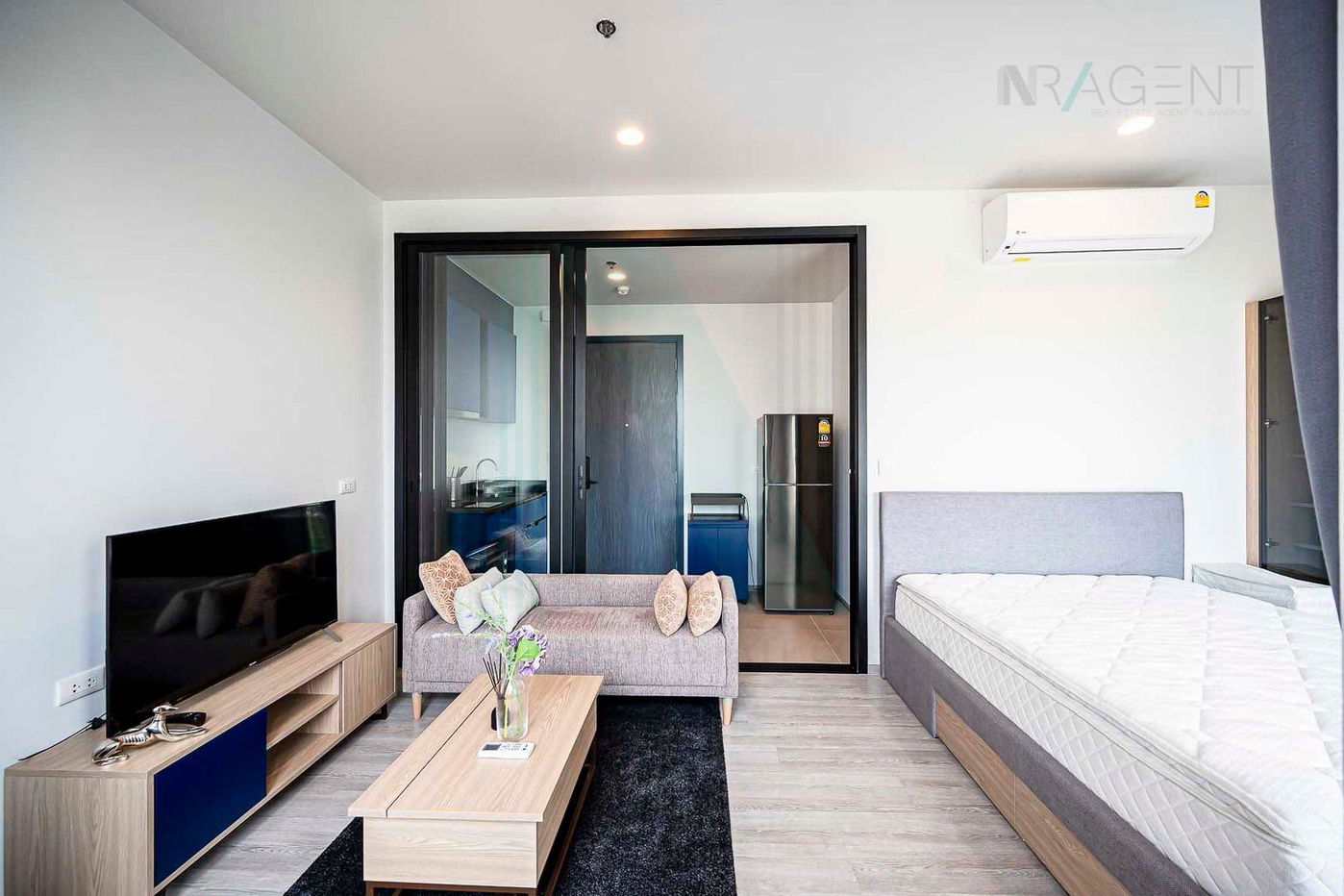 รูป 🔺 ให้เช่าคอนโด เอ็กซ์ที เอกมัย อาคาร 1 ชั้น 11 สตูดิโอ ขนาด 30 ตรม ใกล้ Big C เอกมัย - รูปที่ 4/8