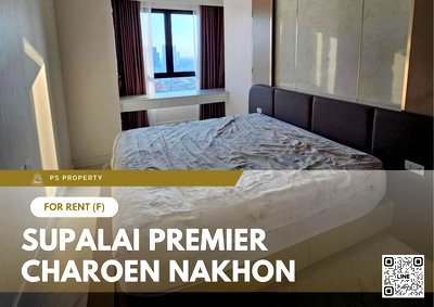 Condos for rent : For Rent ✨ Supalai Premier Charoen Nakhon ✨ Near BTS Krung Thon Buri. Fully furnished with appliances.