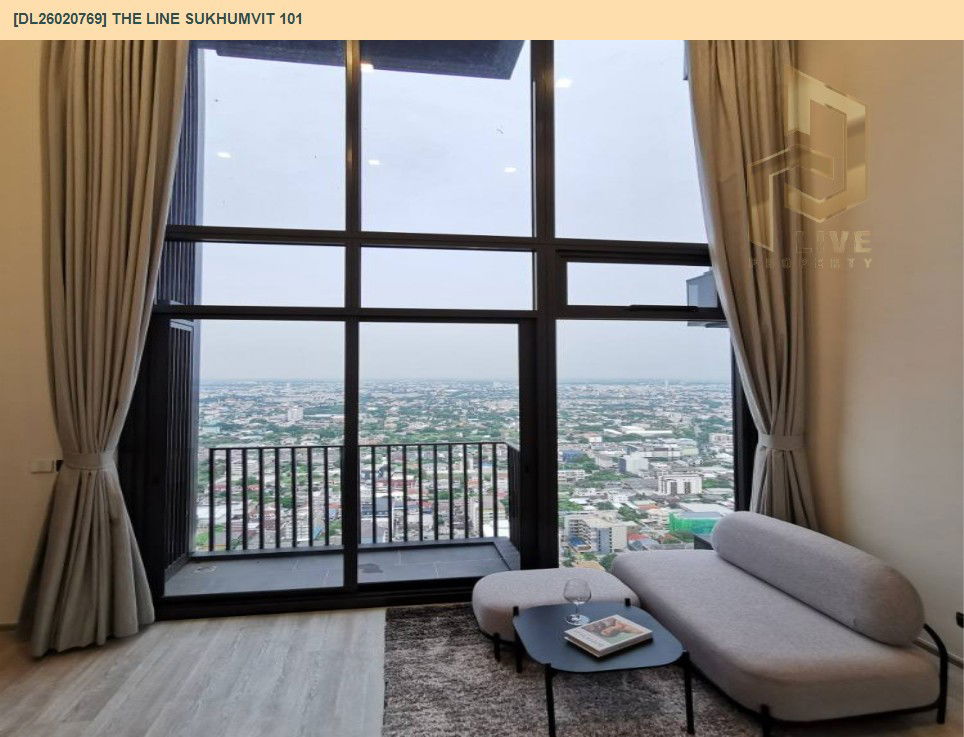 รูป DL26020769 ให้เช่าคอนโด เดอะ ไลน์ สุขุมวิท 101 (THE LINE Sukhumvit 101) ใกล้ BTS ปุณณวิธี พร้อมเข้าอยู่ โทรด่วน 0800343450 LineID @655ebbvc - รูปที่ 9/15