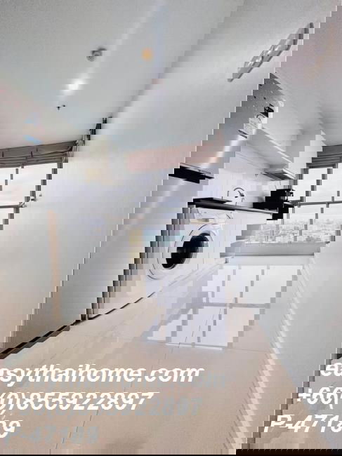 รูป P-47189 วิวเมืองสวย! แอสไพร์ สุขุมวิท 48, 1 ห้องนอน ใกล้ BTS อ่อนนุช เพียง 5 นาที! 16,500 บาท Line Id: @easythaihome 085-592-2897 - รูปที่ 5/19