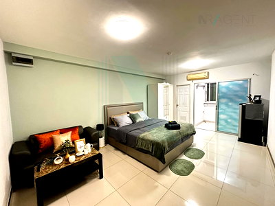 Condos for rent MRT Huai Khwang : For rent, City Home Ratchada 10 STUDIO, 7th floor, Building i2, near MRT Huai Khwang.