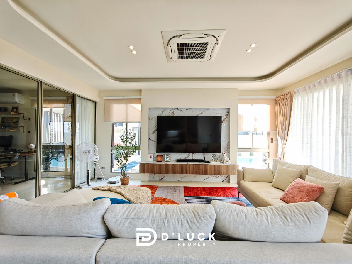 รูป ขายพูลวิลล่า 2 ชั้น ในพัทยา เฟอร์นิเจอร์ครบครัน ใกล้โรงเรียนนานาชาติ - รูปที่ 16/28