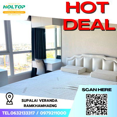 Condos for rent : #S5771  For Rent Supalai Veranda Ramkhamhaeng
