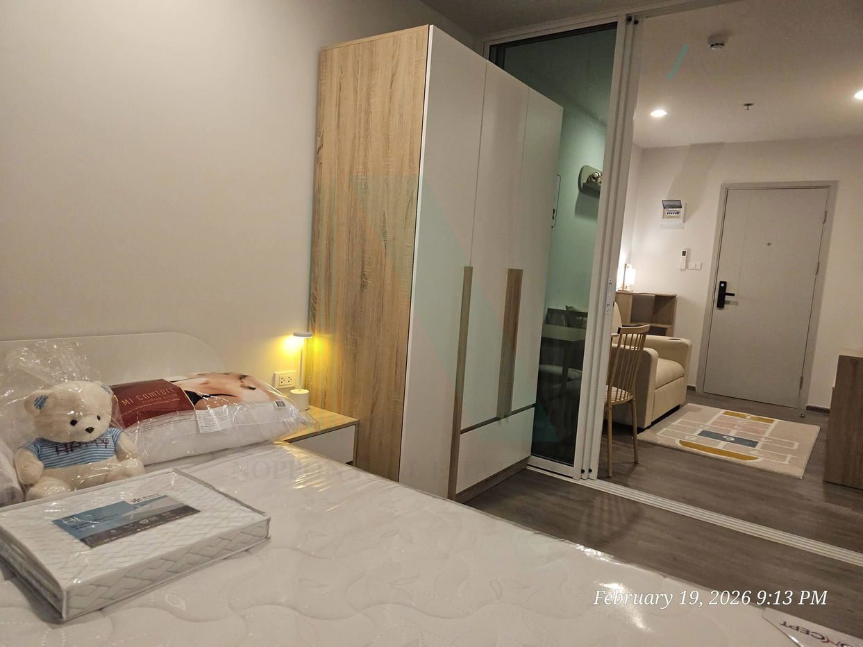 รูป ให้เช่าคอนโด รีเจ้นท์ โฮม วุฒากาศ อาคาร A ชั้น 28 1 ห้องนอน ขนาด 26 ตรม ใกล้ BTS วุฒากาศ - รูปที่ 7/8