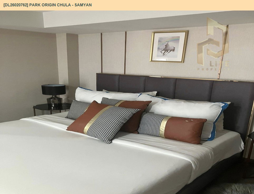 รูป DL26020762 ให้เช่าคอนโด พาร์ค ออริจิ้น จุฬา - สามย่าน (PARK ORIGIN CHULA - SAMYAN) ใกล้ MRT หัวลำโพง พร้อมเข้าอยู่ โทรด่วน 0656133286 LineID @534wlwof - รูปที่ 7/10