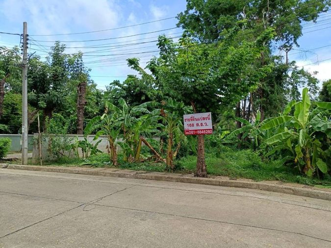 ขายที่ดินเปล่า 168 ตารางวา ในหมู่บ้านกาญจนาลักษณ์ 3  บางกรวย นนทบุรี 