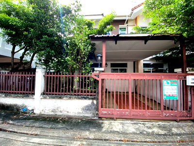 ทาวน์โฮม ม.เทคโนโลยีราชมงคลสุวรรณภูมิ : ขายทาวน์เฮ้าส์ 2 มือสอง หลังริม หมู่บ้านจิราวดี ซอยนนทบุรี 8 บ้านสภาพดี ทำเลดี พร้อมอยู่ ใสถานีรถไฟฟ้า MRT สถานีแยกนนทบุรี 1