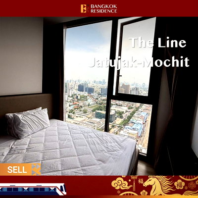 ขายคอนโด : 🌿 Spacious Unit with Beautiful Park View ✨The Line Jatujak-Mochit near Bts Mo Chit 