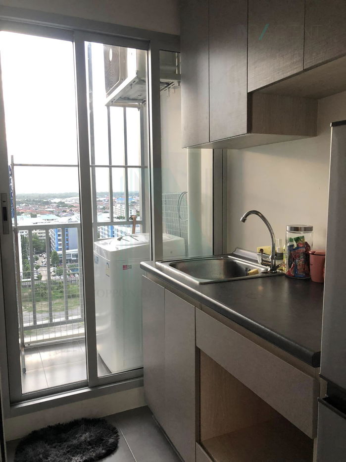 รูป 🎊 ให้เช่าคอนโด นิช ไอดี ปากเกร็ด สเตชั่น อาคาร 1 ชั้น 16 1 ห้องนอน ขนาด 25.00 ตรม ใกล้ ห้าแยกปากเกร็ด 500 ม. - รูปที่ 7/8