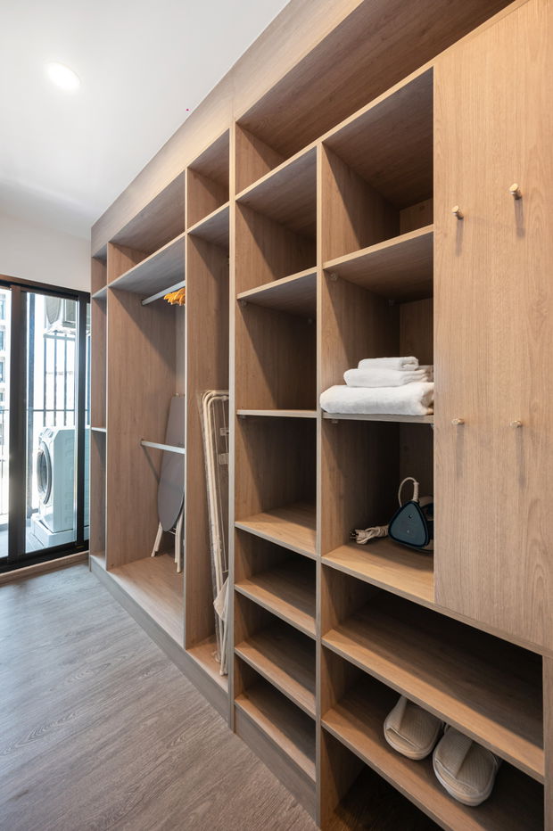 picture ✨ Smart Closet 👕👖| Brixton Kaset Sriracha Campus ✨Walk in Closet layout with ample built-in storage - 10/13