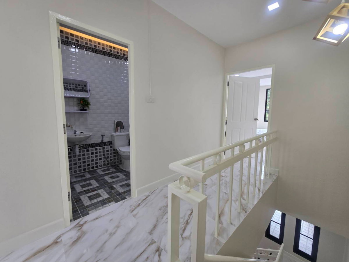 รูป ทาวน์เฮ้าส์2ชั้น รีโนเวทใหม่ หมู่บ้าน ซิลค์วิลเลจ สายไหม54 ทำเลดี เดินทางสะดวก ใกล้สนามบินดอนเมือง - รูปที่ 25/35