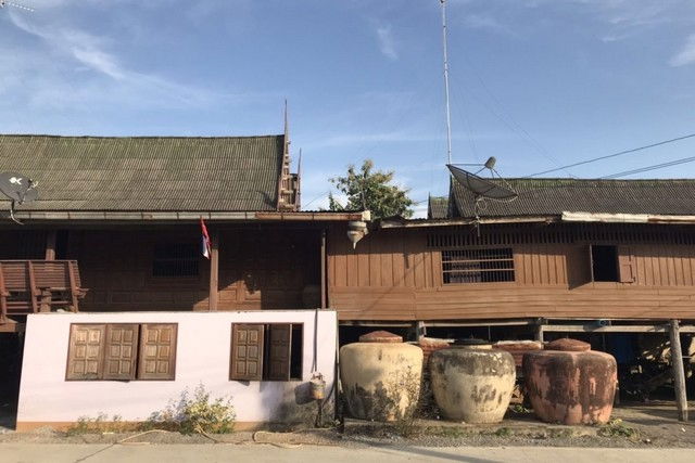 รูป F3-0409 ขายบ้านไม้ใต้ถุนสูง ตำบลจรเข้สามพัน อำเภออู่ทอง สุพรรณบุรี (โปรโมชั่นจนถึงวันที่ 30 มิถุนายน 2569) - รูปที่ 8/8