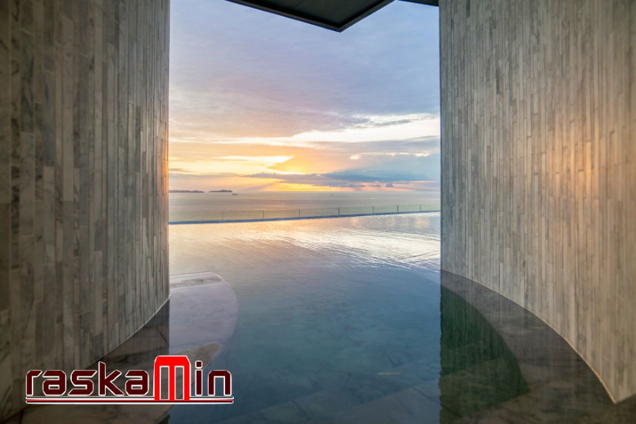 รูป FQ🗺️KT0233📲LineID @556ryccg🏖️3ห้องนอน 176ตรม ชั้น PH🌊วิวทะเล พร้อมเฟอร์นิเจอร์🦀AROM อารมณ์ วงศ์อมาตย์ พัทยาเหนือ - รูปที่ 6/14