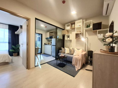 ใหม่สุดในโครงการ ‼️ ให้เช่าDcondo Calm Ramkhamhaeng 400 🔥 ห้องสวยมาก เฟอร์ครบ+มีเครื่องซักผ้า 📍 พร้อมให้เข้าอยู่  ( ตอบแชทและรับสายไวมาก )