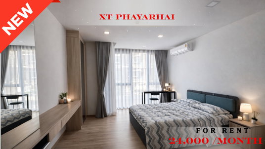 รูปภาพ 🍀🍀🍀 Prime Condo Location 🌸 📍 For Rent: XT Phayathai (Line: @rent2022)  ✨ Ready to move in 🔖 Property Code: A01213