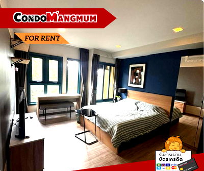 Condos for rent : The Base Sukhumvit 50”  Featuring a 5-minute shuttle service to On Nut BTS station, making it incredibly convenient to get around this area. 
