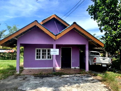 บ้านเดี่ยว ตรัง : F2-0306 ขายบ้านเดี่ยว สายนาเมืองเพชรบางสัก ต. คลองลุ อ.กันตัง จ.ตรัง