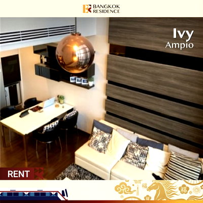 คอนโดให้เช่า :  Ivy Ampio 💎 High Ceiling Duplex, Private & Luxury Unit ✨ 