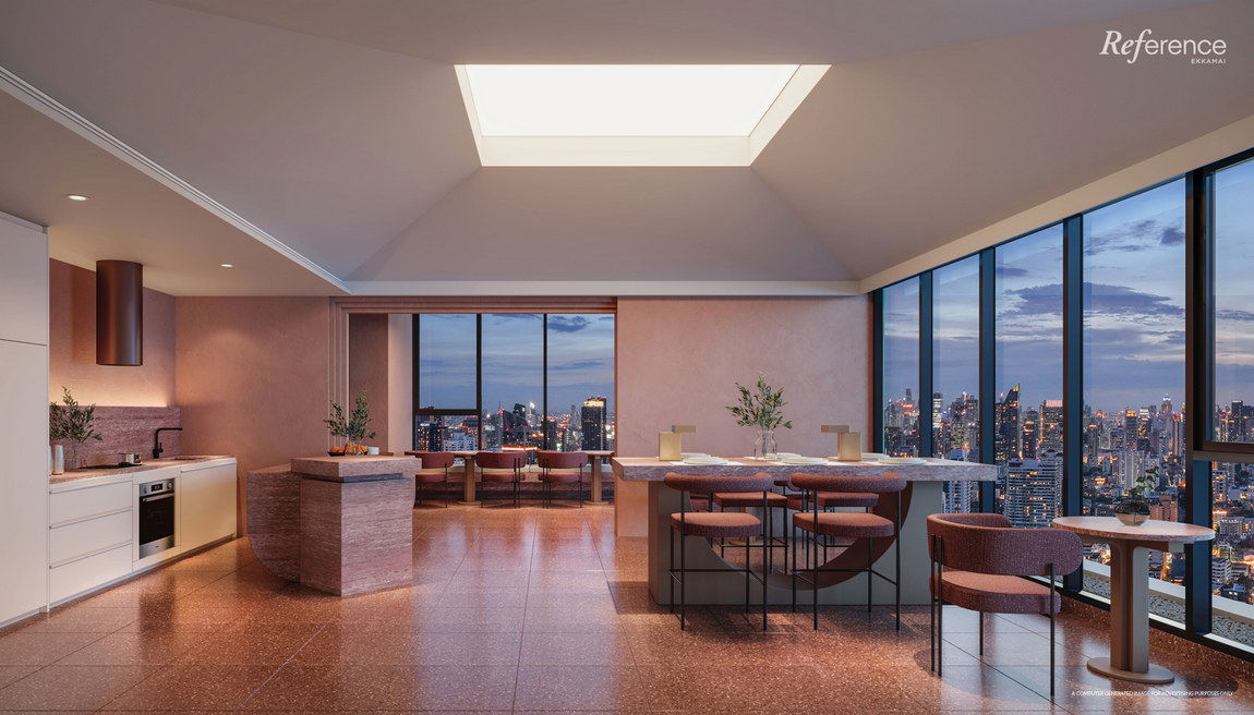 รูป Call : 092-926-2956 Condo Reference Ekkamai 147.43 ตารางเมตร 3-Bedroom Plus Combined Unit ทั้งชั้นมีห้องเดียว เดินออกมาจากห้องมี Pocket Garden ส่วนตัว - รูปที่ 8/13