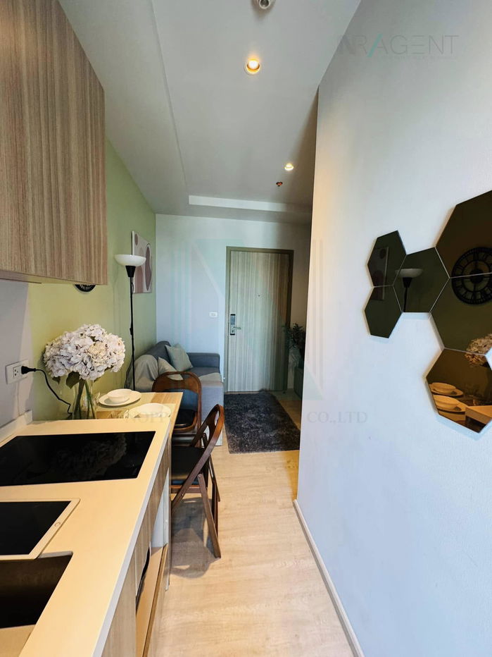 รูป ให้เช่าคอนโด อัลติจูด ยูนิคอร์น สาทร-ท่าพระ อาคาร 1 ชั้น 12A 1 ห้องนอน ขนาด 24 ตรม ใกล้ ตลาดกระต่ายมั่งคั่ง - รูปที่ 6/8