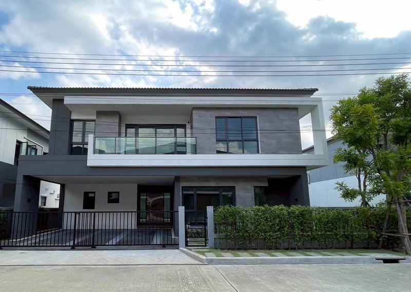 บ้านเดี่ยวให้เช่า : P0578 /Luxury detached house for rent, new project THE CITY Bangna, near Mega Bangna, only 1.5 km., ready to move in, high potential location.
