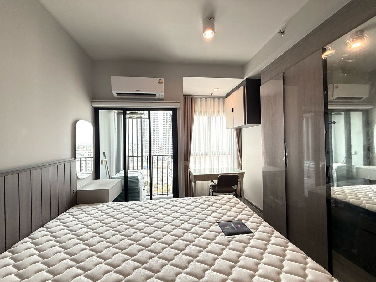 รูป ปล่อยเช่า‼️คอนโดไอดีโอ รามคำแหง - ลำสาลี สเตชั่น ใกล้ MRT📸 ห้องใหม่‼️ ขนาด 24.5 ตร.ม. 1 นอน 1 น้ำ📌เฟอร์นิเจอร์เครื่องใช้ไฟฟ้าครบ💦 The Mall บางกะปิ - รูปที่ 9/33