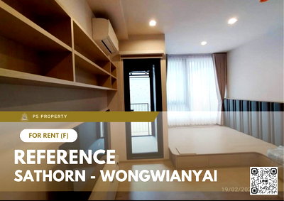 Condos for rent : For Rent ✨ Reference Sathorn - Wongwianyai ✨ Fully furnished with appliances, near BTS Wongwianyai.